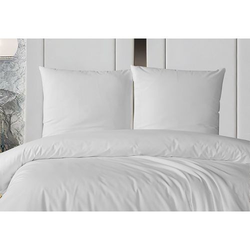 Parure De Lit 1 Personne 140x200 Cm Coton Uni