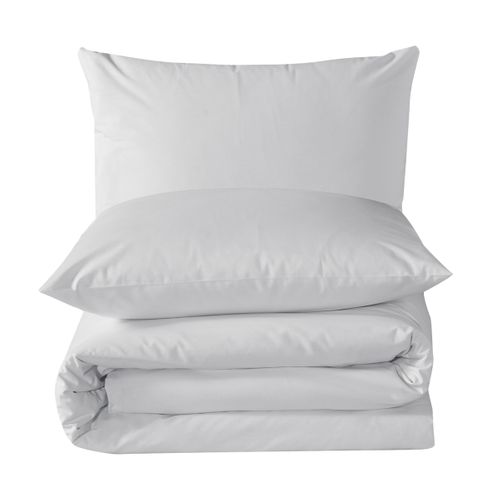 Parure De Lit  2 Personnes  200x200 Cm Coton Uni