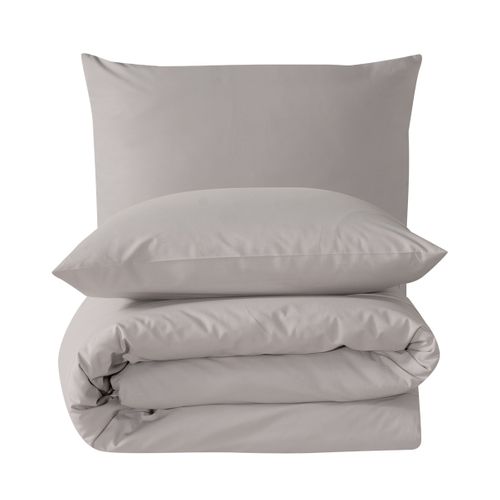 Parure De Lit 2 Personnes 240x220 Cm Coton Uni