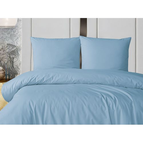 Parure De Lit 1 Personne 140x200 Cm Coton Uni