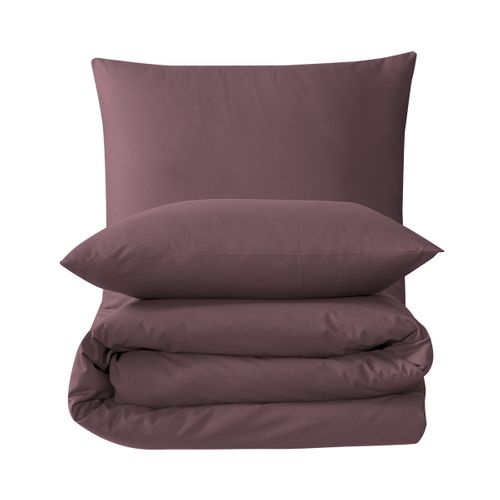 Parure De Lit  2 Personnes  200x200 Cm Coton Uni