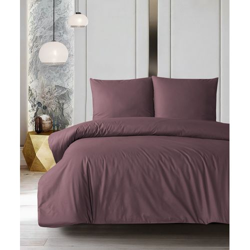 Parure De Lit 2 Personnes 240x220 Cm Coton Uni