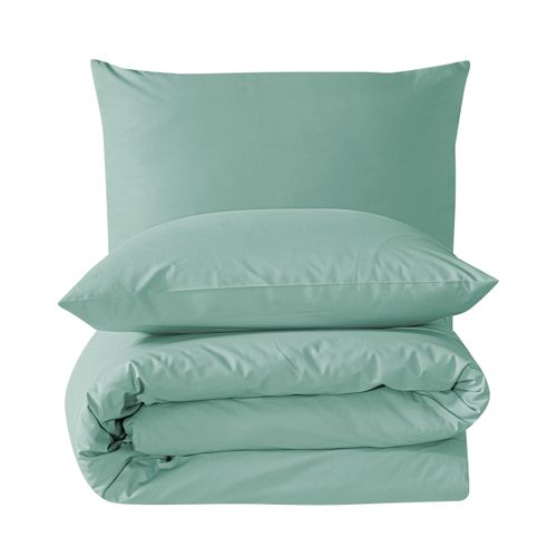 Parure De Lit  2 Personnes  240x220 Cm Coton Uni