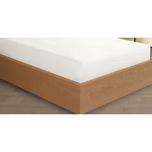 Drap Housse 140x190 Cm Flanelle De Coton Blanc