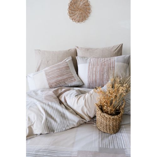 Parure De Lit 1 Personne 140x200 Cm Coton Imprimé