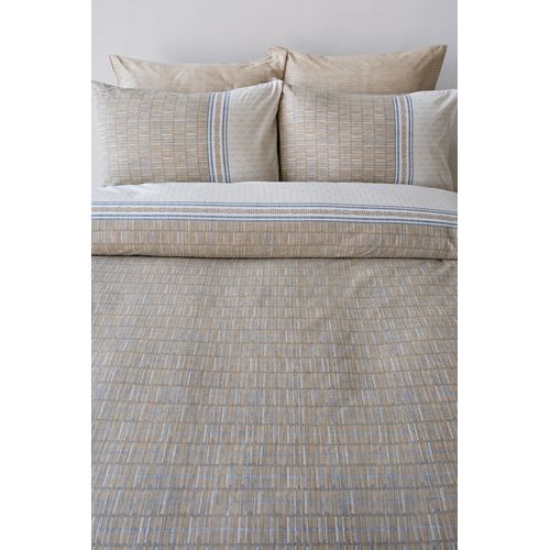 Parure De Lit 1 Personne 140x200 Cm Coton Imprimé