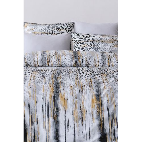 Parure De Lit 2 Personnes 240x220 Cm Coton Imprimé