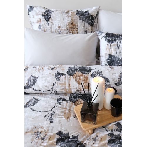 Parure De Lit 1 Personne 140x200 Cm Coton Imprimé