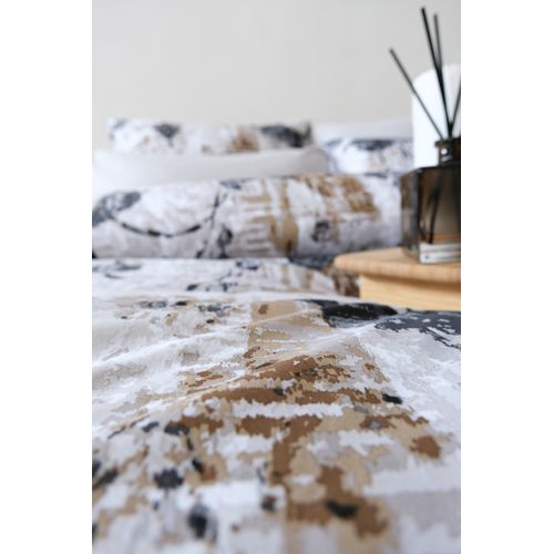 Parure De Lit 1 Personne 140x200 Cm Coton Imprimé