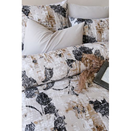 Parure De Lit 2 Personnes 240x220 Cm Coton Imprimé