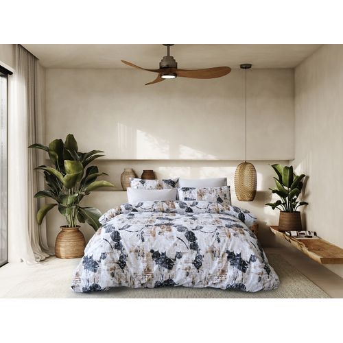 Parure De Lit 2 Personnes 240x220 Cm Coton Imprimé