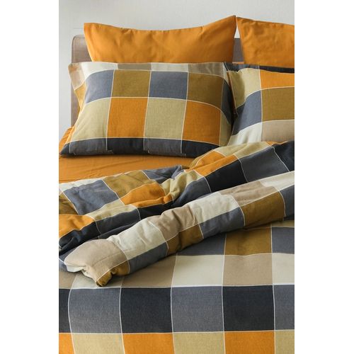 Parure De Lit 2 Personnes 200x200 Cm Flanelle De Coton Imprimé