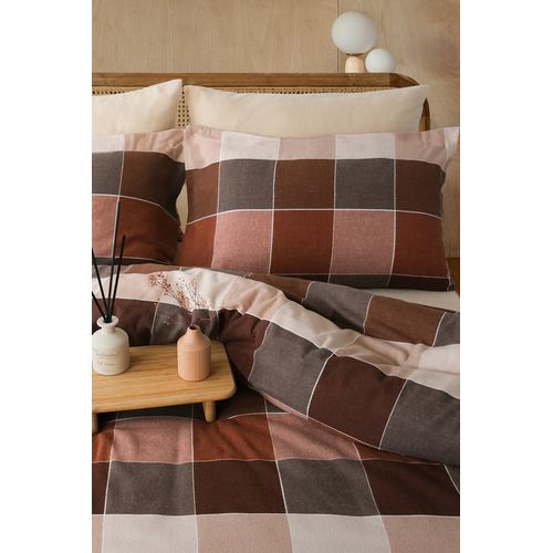 Parure De Lit 2 Personnes 240x220 Cm Flanelle De Coton Imprimé