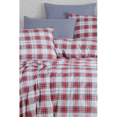 Parure De Lit 2 Personnes 240x220 Cm Flanelle De Coton Imprimé