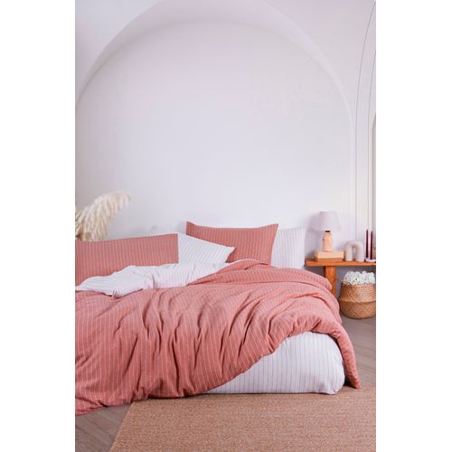 Parure De Lit 2 Personnes 200x200 Cm Coton Tisse-teint