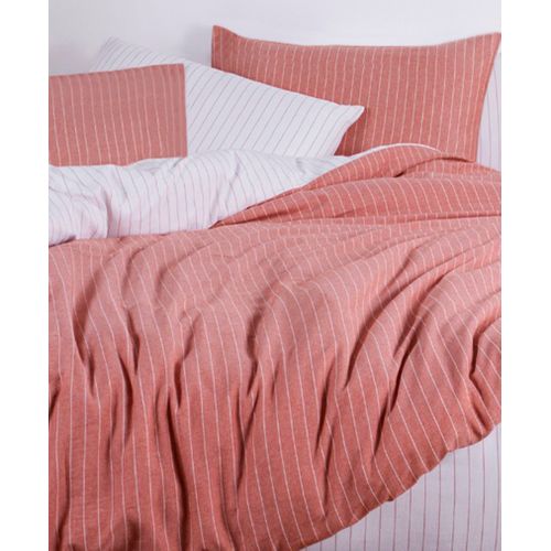 Parure De Lit 2 Personnes 240x220 Cm Coton Tisse-teint