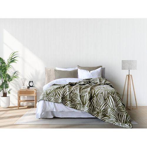 Couverture -plaid 150x200 Cm Kaki