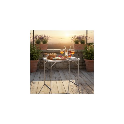 Table De Camping Pliable 4 Places - O'camp - Forme Valise - Dimensions : 80 X 60 X 69 Cm