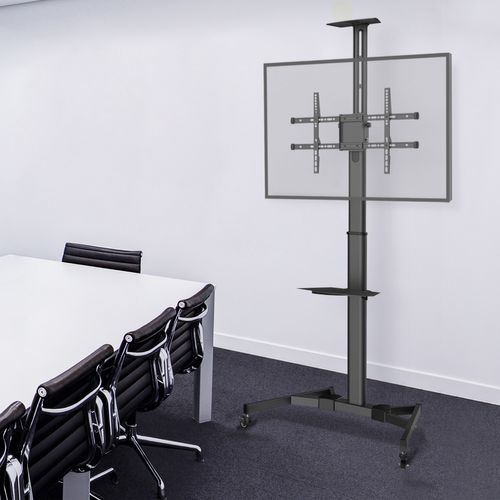 Support Mobile Pour Écran 37''-75'' Hauteur 120-160cm