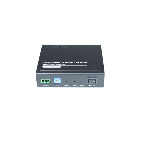 Splitter HDMI2.0 et Hdcp2.2, 1 Entrée-2 Sorties, Edid, Rs232, 4k60hz