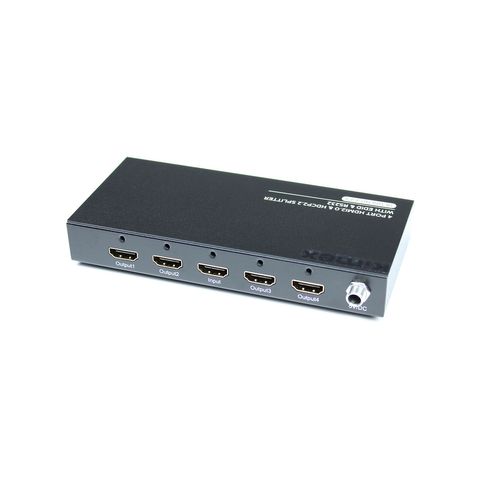 Splitter HDMI2.0 et Hdcp2.2, 1 Entrée-4 Sorties, Edid, Rs232, 4k60hz