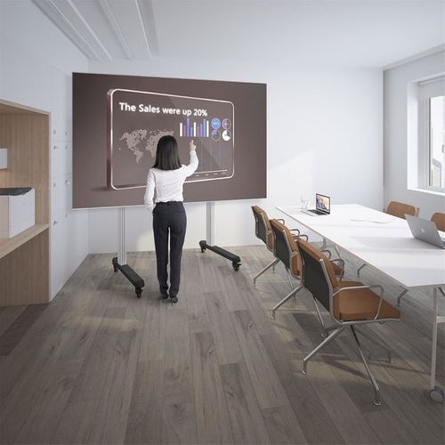 Support Sur Pieds Pour Écran TV 70''-120'' - à Roulettes