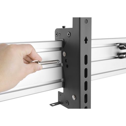 Support Plafond Menu Board 3 Écrans 50''-55'' - Hauteur 100cm