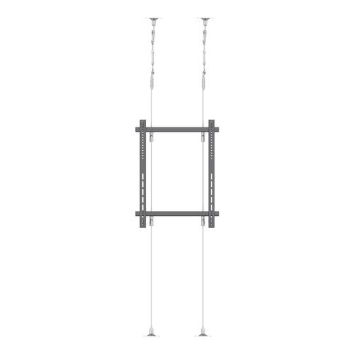 Support Filaire 2 Écrans TV Back To Back 42''- 75'' - Hauteur 3m