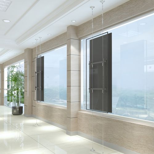 Support Filaire 2 Écrans TV Back To Back 42''- 75'' - Hauteur 3m