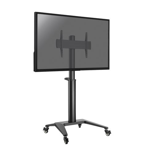 Support Mobile Pour Écran 37''-70'' Hauteur 125-160cm, Noir