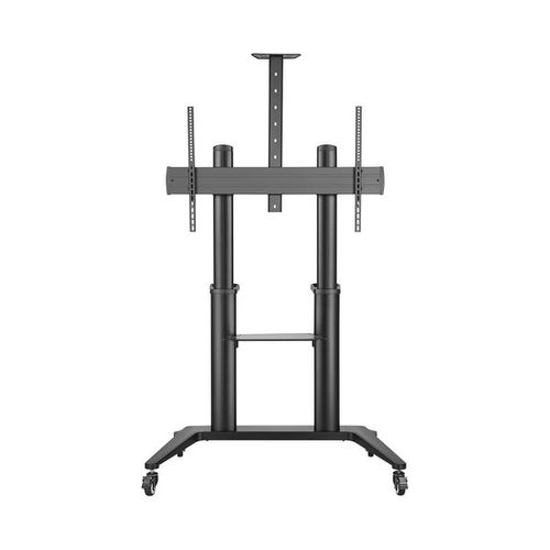 Support Mobile Pour Écran Visioconférence 70''-120'', Hauteur 125-160cm, Noir