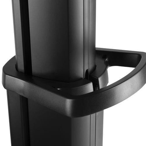 Support Mobile Pour Écran Visioconférence 70''-120'', Hauteur 125-160cm, Noir