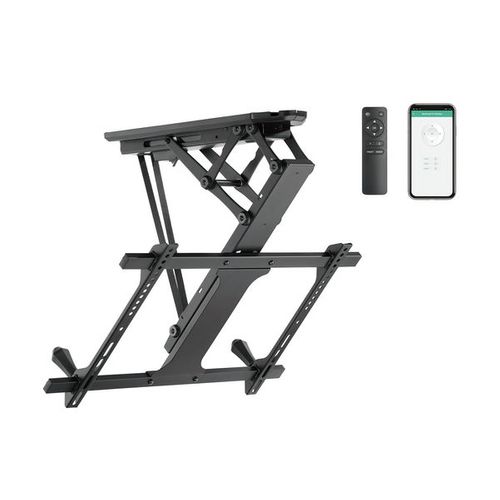 Support Plafond Escamotable Motorisé Pour Écran TV 32''-70'' Connecté