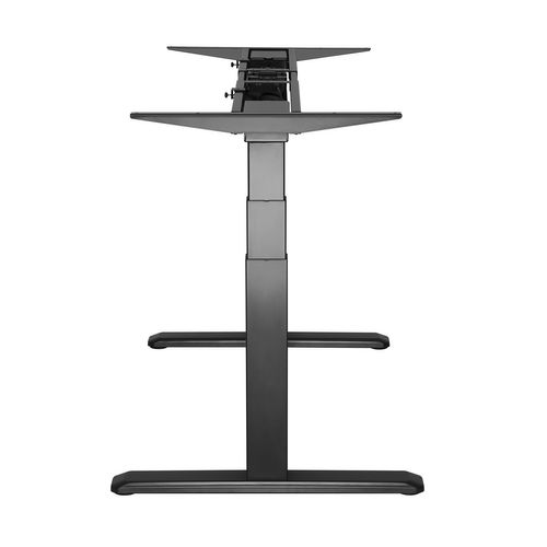 Pied De Bureau Motorisé Assis-debout, Hauteur 62- 128 Cm, Noir