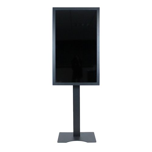 Support Vitrine à Poser, Avec Caisson Portrait 55'' - Vesa 400x400 Max