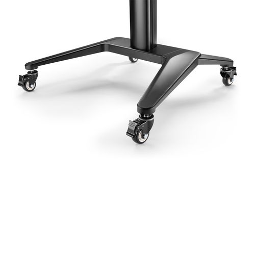 Support Mobile Pour Écran Visioconférence 37''-70'', Hauteur 125-160cm, Noir