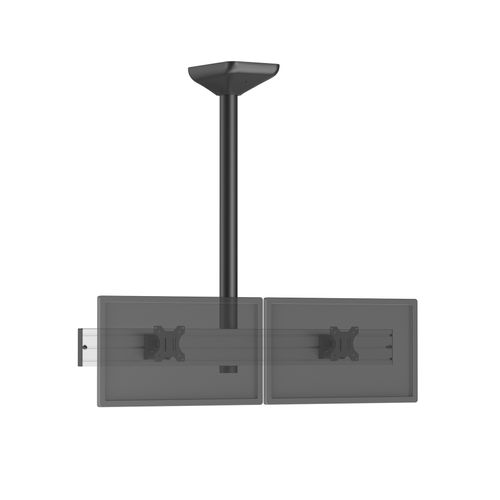 Support TV Plafond Menu Board 2 Écrans 32'' - Hauteur 100 Cm