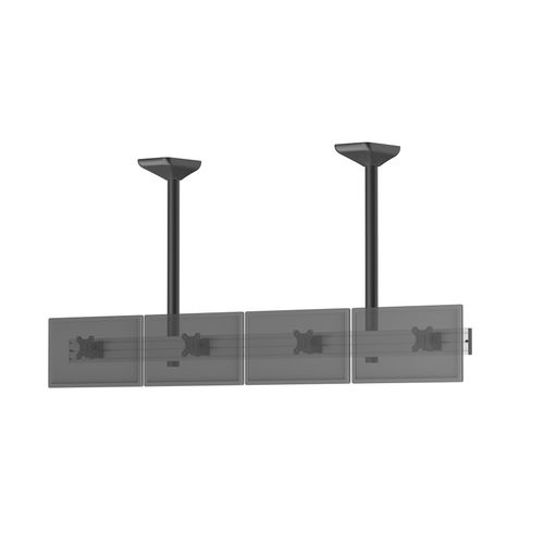 Support TV Plafond Menu Board 4 Écrans 32'' - Hauteur 100 Cm