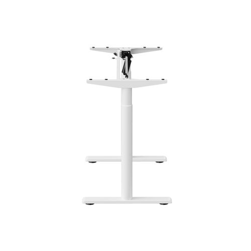 Pied De Bureau Motorisé Assis-debout, Hauteur 70-120 Cm, Blanc