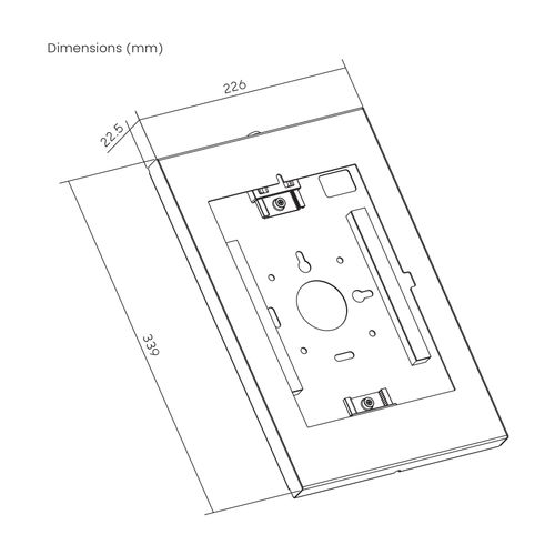 Support Tablette Apple Et Samsung 9.7''-11'', Blanc
