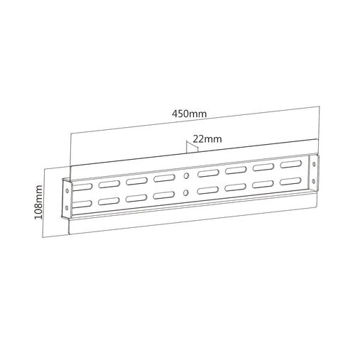 Support Mur D'images 2 Écrans TV 49''-65''