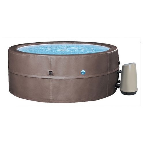 Spa Portable Semi-rigide Vita Premium Rond Bulles 4-6 Places + Mobilier