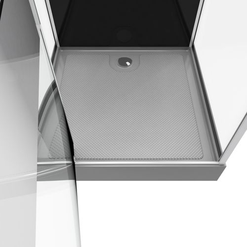 Cabine De Douche Study 90 - 90x90x205 Cm - Gris Clair