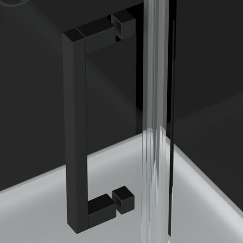 Cabine De Douche Black Mirror Carrée - 90x90 Cm - Noir