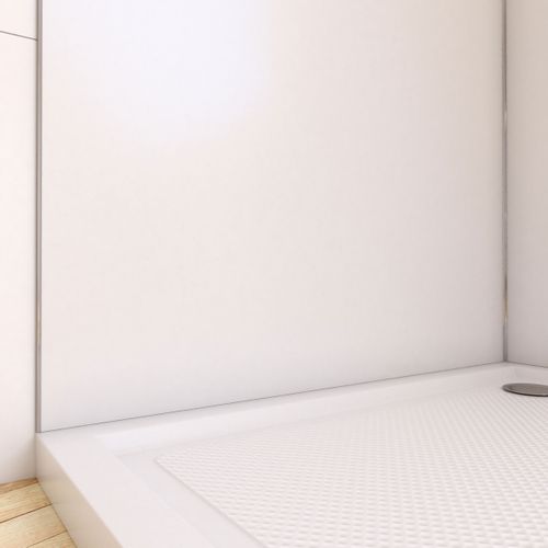 Panneau Mural Finition Aluminium Blanc 90 X 210 Cm - Wall'it Blanc