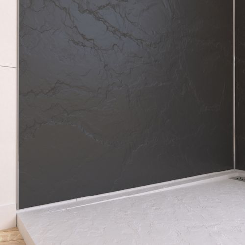 Panneau Mural Pierre Finition Ardoise 90 X 210 Cm - Stone'it Ardoise
