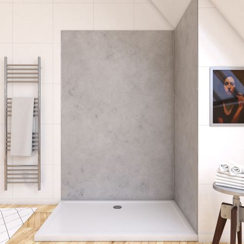 Panneau Mural Pierre Finition Light Grey 120 X 210 Cm - Stone'it Light Grey