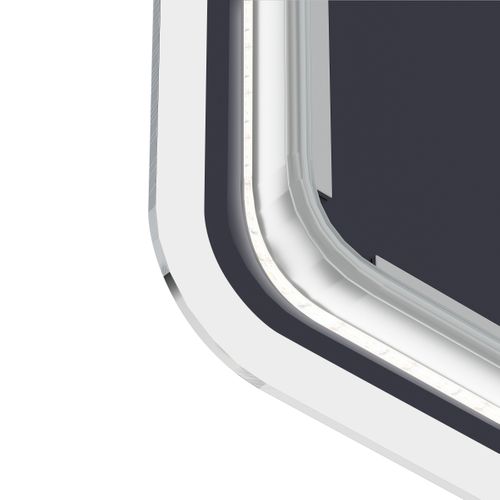 Miroir Rectangulaire à LEDs - 70x120 Cm - Blanc