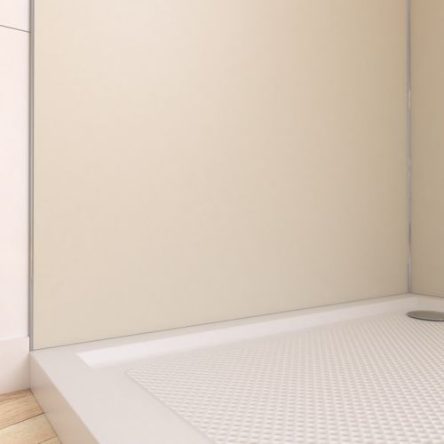 Panneau Mural Finition Aluminium Ivoire 90 X 210 Cm - Wall'it Ivoire