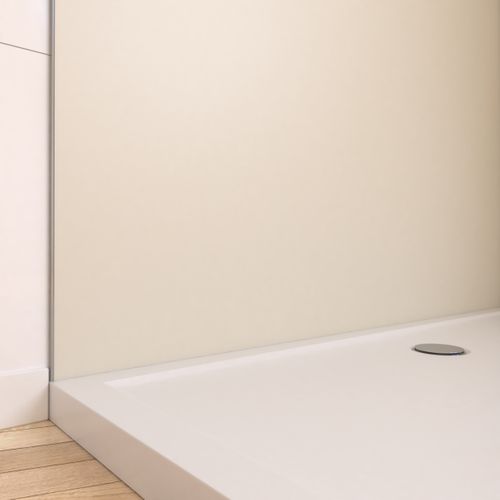 Panneau Mural Finition Aluminium Ivoire 120 X 210 Cm - Wall'it Ivoire